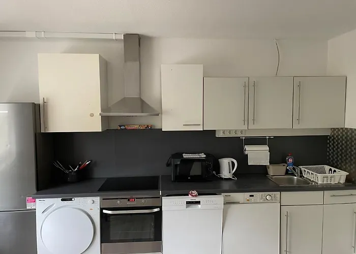 Lejlighed Have-a-nice-stay - Monteurunterkunft - Einzelbetten - Bad - Kueche - Parkplatz *