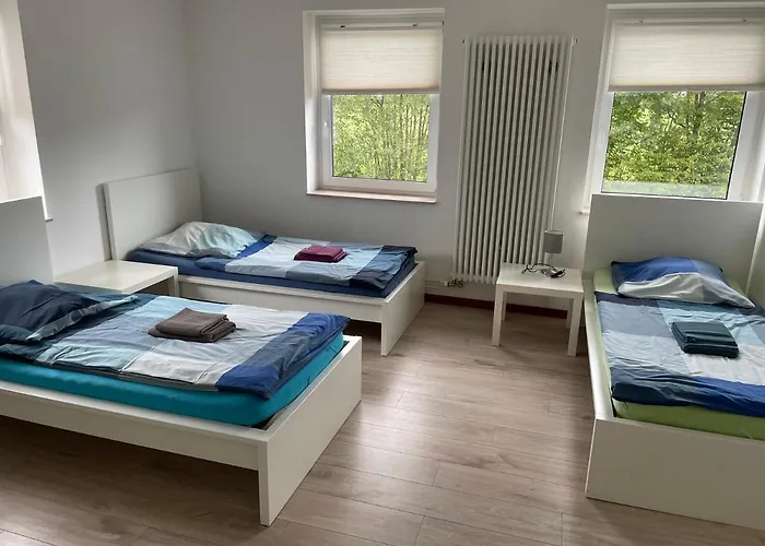 Lejlighed Have-a-nice-stay - Monteurunterkunft - Einzelbetten - Bad - Kueche - Parkplatz *