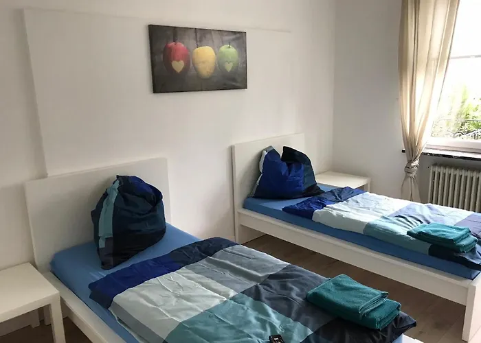 Have-a-nice-stay - Monteurunterkunft - Einzelbetten - Bad - Kueche - Parkplatz *