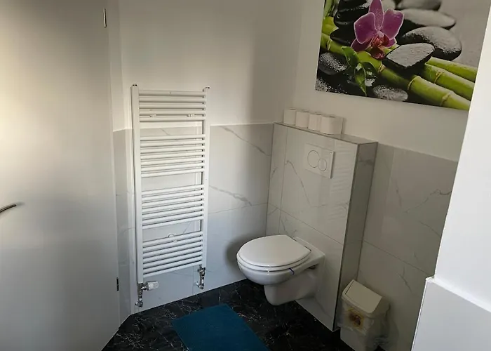 Have-a-nice-stay - Monteurunterkunft - Einzelbetten - Bad - Kueche - Parkplatz