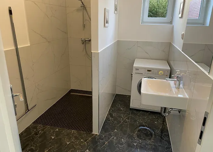 Lejlighed Have-a-nice-stay - Monteurunterkunft - Einzelbetten - Bad - Kueche - Parkplatz