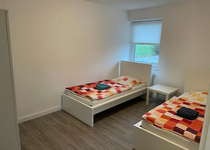 Have-a-nice-stay - Monteurunterkunft - Einzelbetten - Bad - Kueche - Parkplatz Lejlighed *